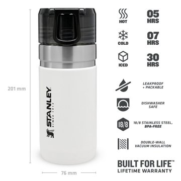 Stanley Vakumlu Go Paslanmaz Çelik Su Termosu 0.47 LT 0,47 LT - Beyaz