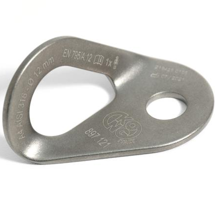 KONG Wide Eye Yüksek Kapasiteli Paslanmaz 12 mm Bolt Kulağı – EN 795/A Sertifikalı 897120001KK