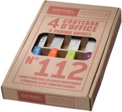 Opinel 4 Lu Renkli Meyve Bıçak Seti (001381)