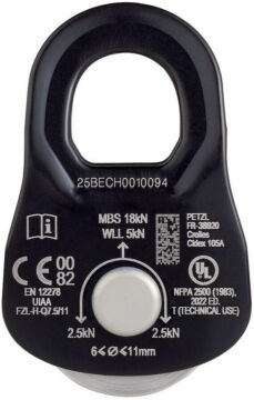 PETZL Rescue S Makara YENİ P050AA00 SİYAH