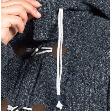 Fleece Milton Bayan Parka Mavi