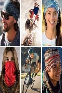 Parrot & Pirate PA05-21023 The Mountain Polarlı Bandana
