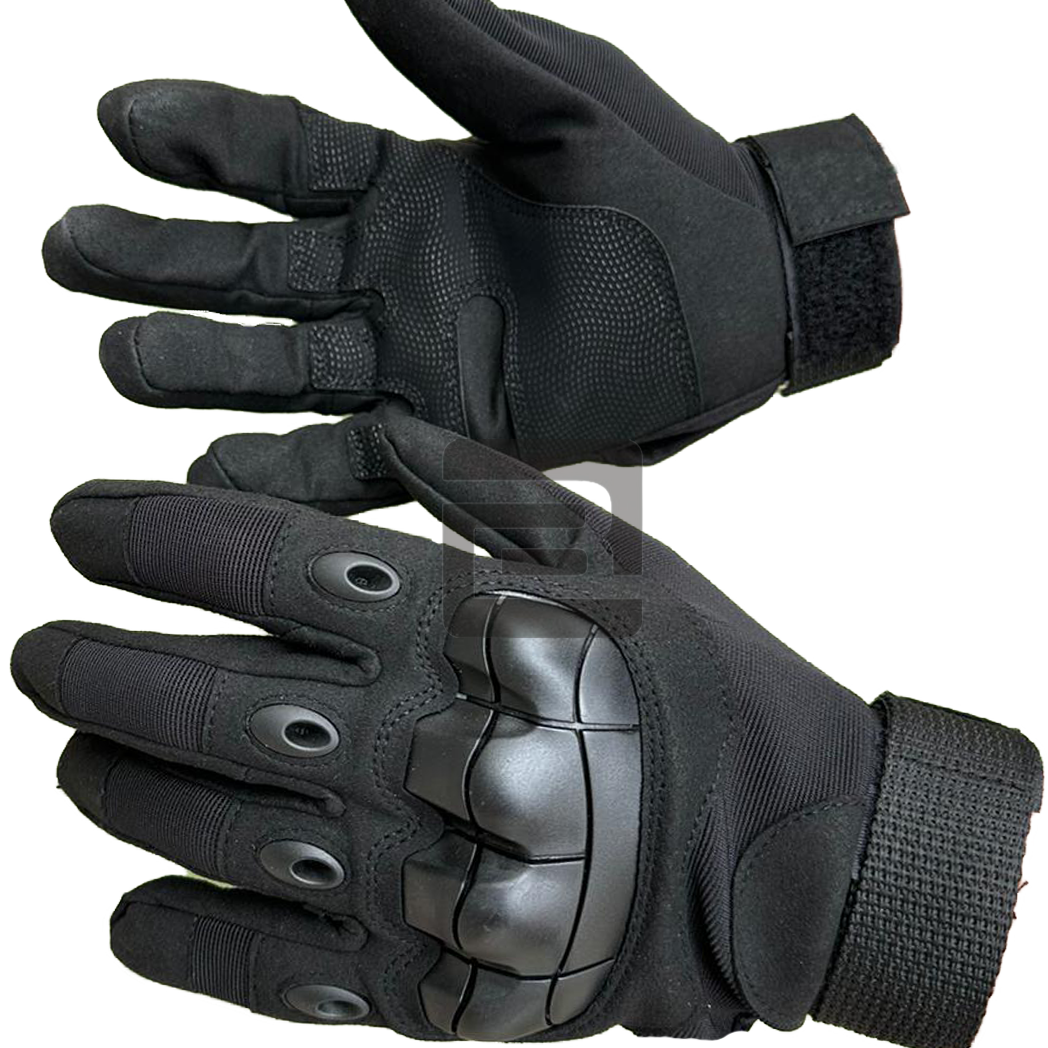 Bushlove Tactical Operatör Full Finger Uzun Taktik Eldiven Black Siyah Large