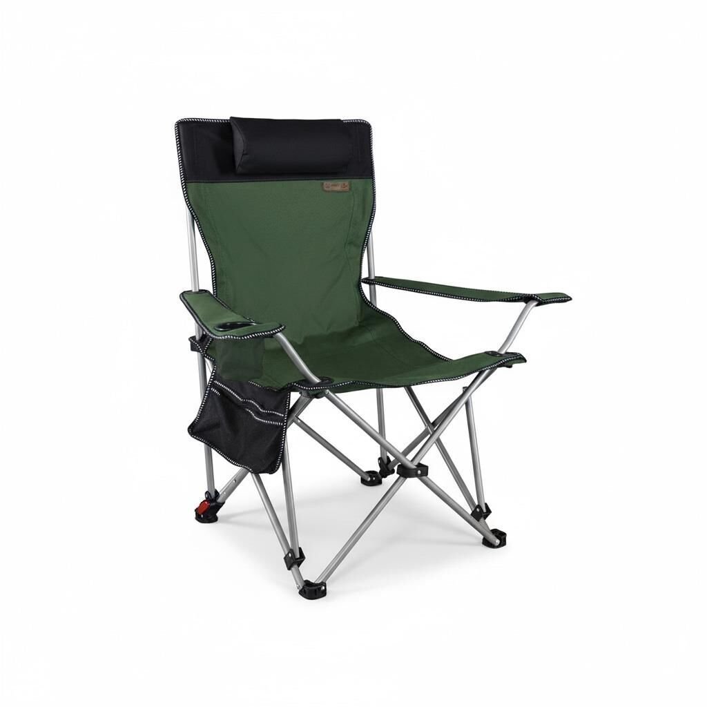 Madfox Prowler 3 Kademeli Yatabilen Kamp Sandalyesi Green/Black MZ