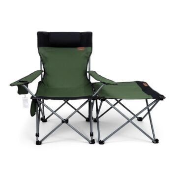 Madfox Prowler 3 Kademeli Yatabilen Kamp Sandalyesi Green/Black MZ