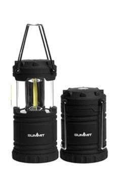 Summit Micro COB LED Katlanabilir kamp Lambası Black