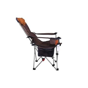 Madfox Prowler 3 Kademeli Yatabilen Kamp Sandalyesi Brown/Orange MZ