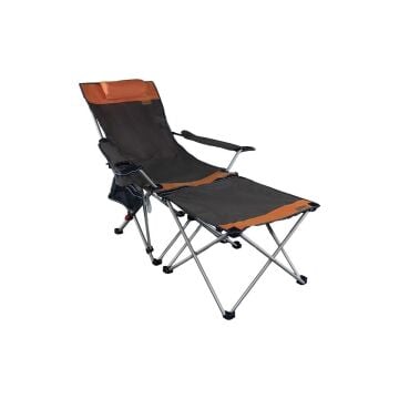 Madfox Prowler 3 Kademeli Yatabilen Kamp Sandalyesi Brown/Orange MZ