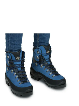 Lomer Italy Everest STX Waterproof Vibram 2,8 mm Deri Erkek Bot Cobalto (Otomatik Krampon Uyumlu)