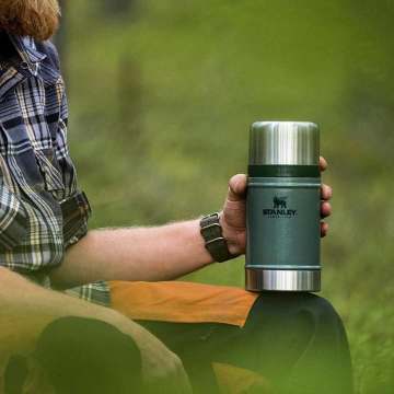 Stanley Klasik Vakumlu Çelik Yemek Termosu 0.70 Lt 0,70 LT - Yeşil