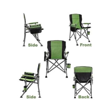 Madfox Roxy Katlanır Kamp Sandalyesi Green/Black MZ