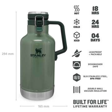 Stanley Klasik Vakumlu Termos 1.9 Lt 1,9 LT - Yeşil