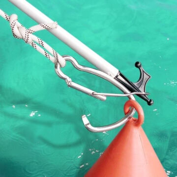 Kong Mooring Hook 201 AISI 316 Paslanmaz Çelik Şamandıra Yakalama Kancası 24 kN 650201000KK