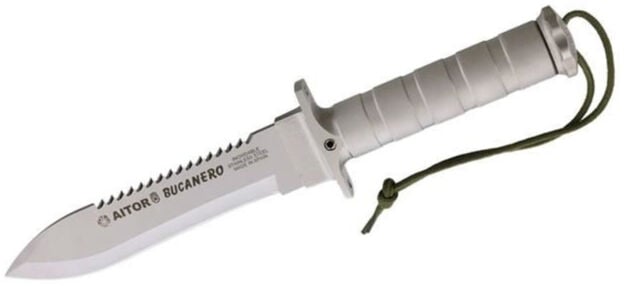 Aitor Taktik BUCANERO Hayatta Kalma Bushcraft Bıçağı