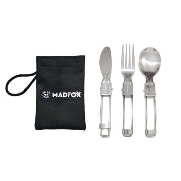 Madfox Heavy Duty 3IN1 Katlanır Çatal Kaşık Bıçak Seti MZ
