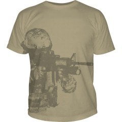 5.11 Logo-T Watcher Tan T-Shirt