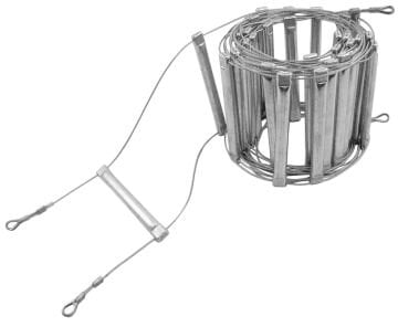 KONG Speleo Stair Alüminyum Ultralight Rulo Merdiven 5 Metre – Dağcılık, Arama Kurtarma, Mağaracılık, İtfaiye, Sivil Savunma