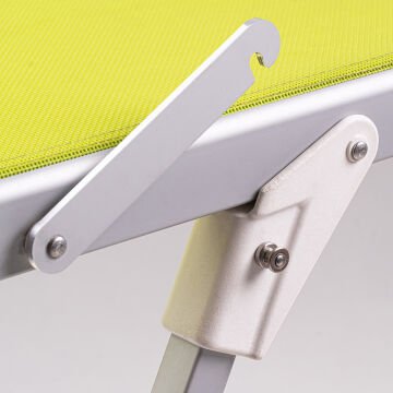 Foldzen Alüminyum Katlanabilir Şezlong Kampet (Çantalı Yeni Versiyon) Yeşil