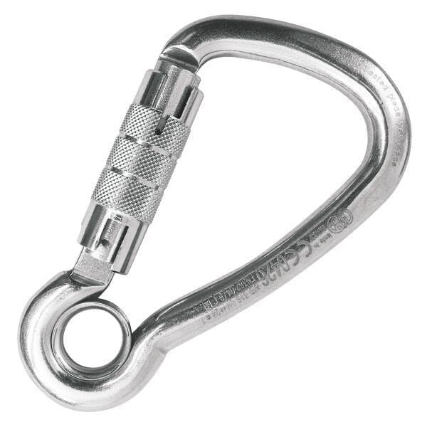 Kong Harness Eye Twist Lock AISI 316 Paslanmaz Çelik Twist Lock Kilitli Gözlü Karabina EN 362/T 28 kN 535LKGPP5KK