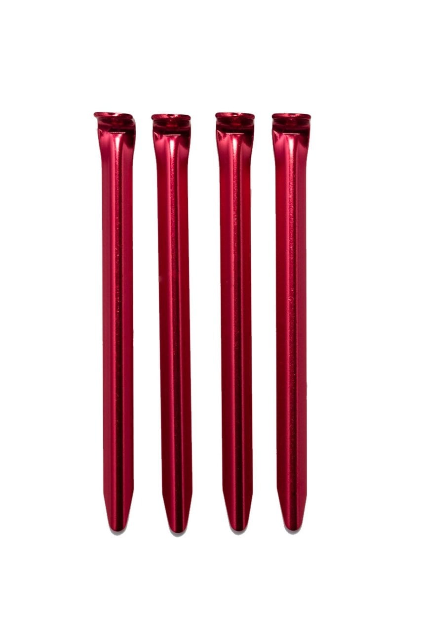 ALPINIST  Alüminyum 6061 Çadır Kazığı 16cm Kırmızı KIRMIZI