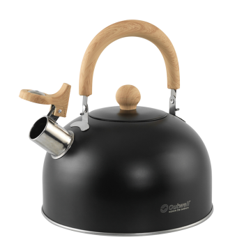 Outwell Tea Break Kettle Lux 2.2 Litre L Black Düdüklü Çaydanlık Demlik
