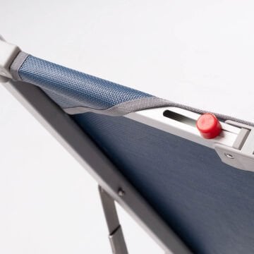 Foldzen Alüminyum Katlanabilir Şezlong Kampet (Çantalı Yeni Versiyon) Lacivert