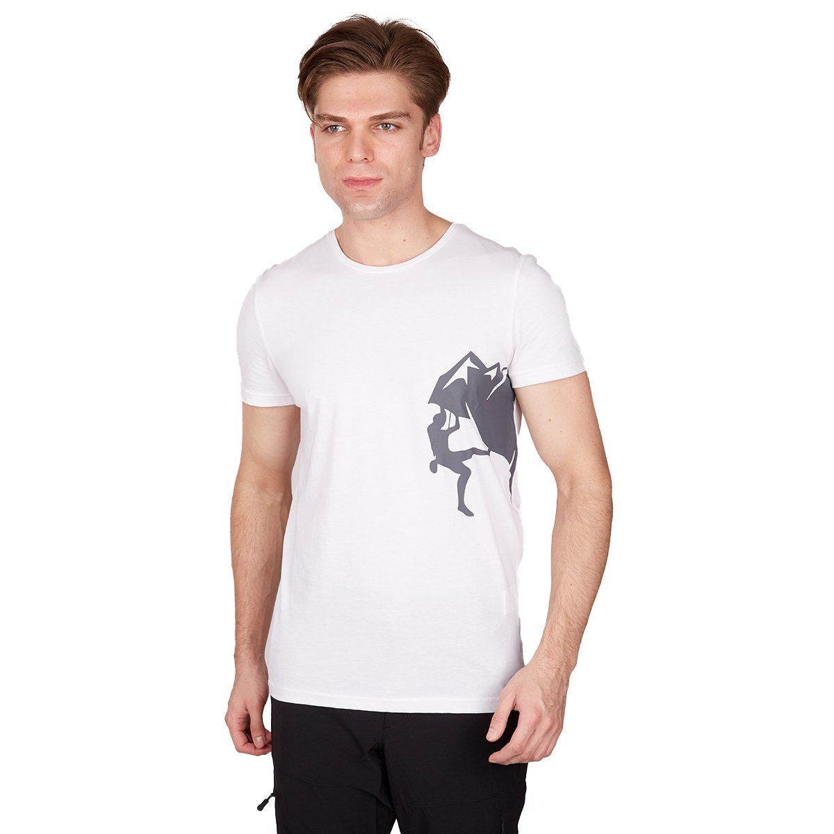 Alpinist Camp Erkek T-Shirt Beyaz