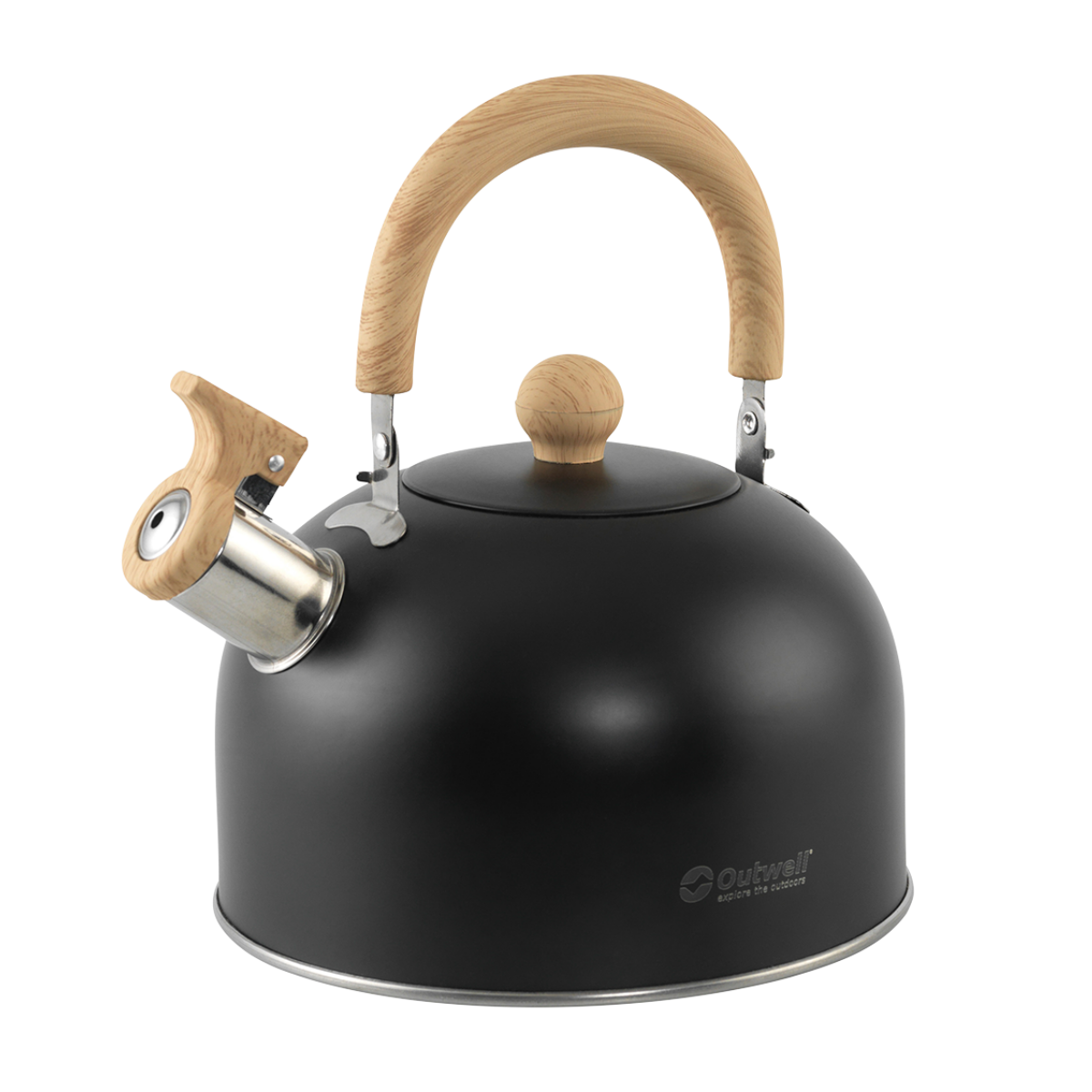 Outwell Tea Break Kettle Lux 1.8 Litre M Black Düdüklü Çaydanlık Demlik