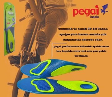 Pegai Insole Performance 3d Jel Tabanlık