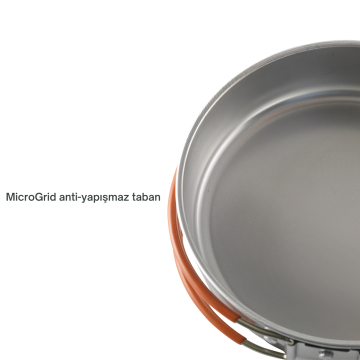 Easy Camp Moss 4 Cook Set 4 Kişilik Paslanmaz Tencere Tava  Çelik Kamp Yemek Seti