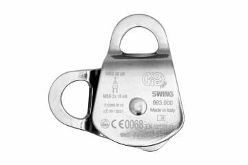 KONG Swing 30 kN Alüminyum Makara – EN 12278 | UIAA Metalik 993P00100KK