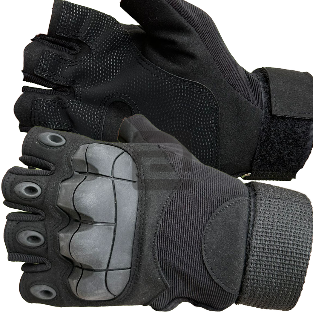 Bushlove Tactical Operatör Half Finger Yarım Taktik Eldiven Haki Yeşil Large