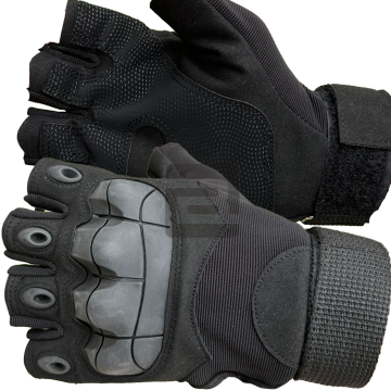 Bushlove Tactical Operatör Half Finger Yarım Taktik Eldiven Haki Yeşil Large
