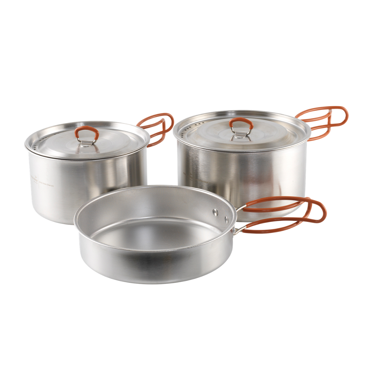 Easy Camp Moss Tour Cook Set XL Paslanmaz Tencere Tava Çelik Kamp Yemek Seti