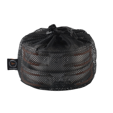 Easy Camp Moss Tour Cook Set XL Paslanmaz Tencere Tava Çelik Kamp Yemek Seti