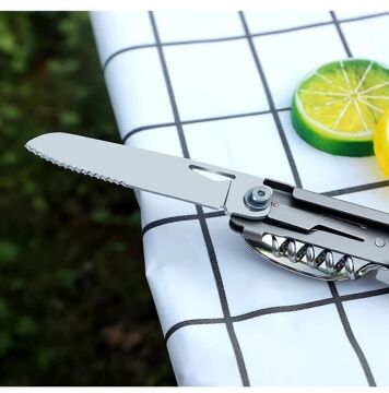 Grand Harvest GHKS002 Multi Fonksiyonel Çatal Bıçak Kaşık Tirbüşon Set MZ