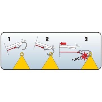 Kong Mooring Hook 16 AISI 316 Paslanmaz Çelik Şamandıra Bağlama Kancası 2400 kgf 650160000KK