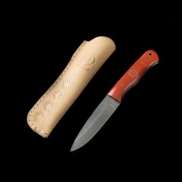 KAM Bushcraft Av Bıçağı Bıçak Kızıl Mikarta - B 40 D2