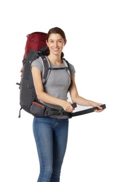 DEUTER Aircontact Lite 45 + 10 SL Sırt Çantası maron-graphite