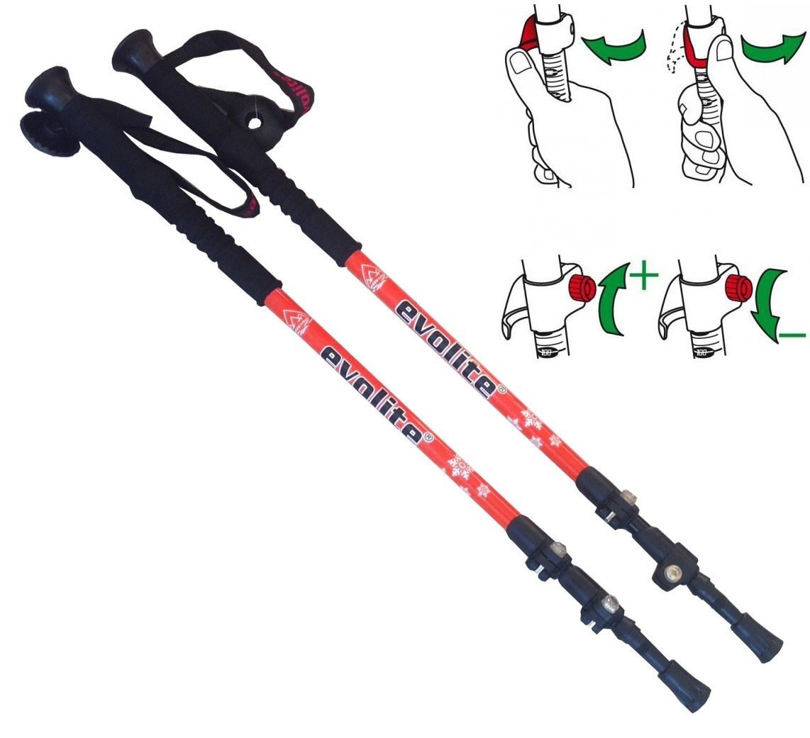 Evolite Speed-Lock Dıştan Kilitli Trekking Batonu