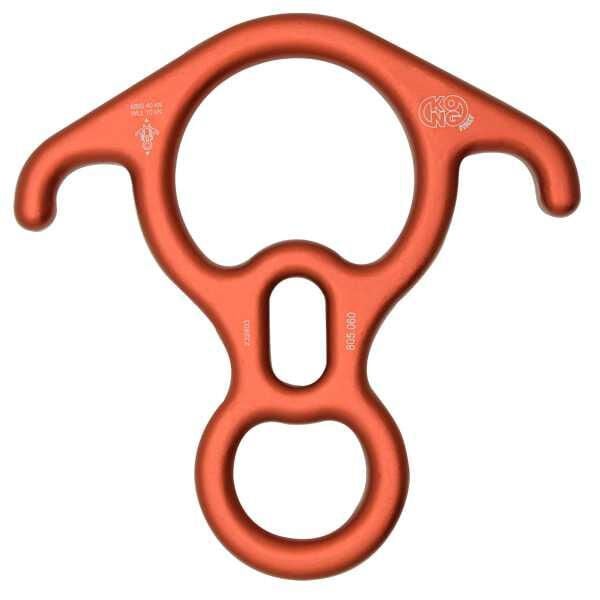 Kong Big 8 Alu Kırmızı Sekizli İniş Cihazı Alüminyum EN 15151-2 9–16 mm Halat 80506R400KK