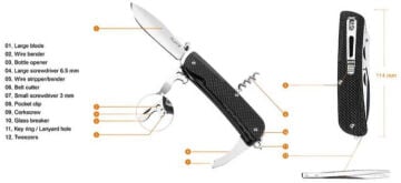 RUIKE LD21-B FONKSİYONEL ÇAKI