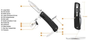 RUIKE LD21-B FONKSİYONEL ÇAKI
