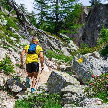Grivel Trail 3 parça 112 cm Yürüyüş Batonu POTRA3.12P