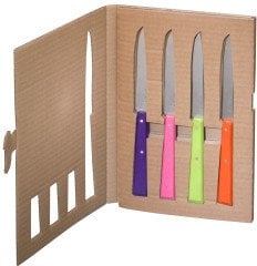 Opinel 4 Lu Renkli Sofra Bıçak Seti (001532)