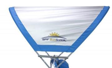 Gci Outdoor SunShade Big Surf 4 Kademeli Güneşlikli Katlanır Plaj Sandalyesi Mavi MZ