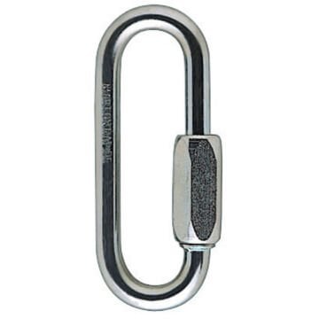 PETZL GO 7 mm Oval Mağaracı Çelik Karabina P15
