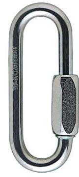 PETZL GO 7 mm Oval Mağaracı Çelik Karabina P15