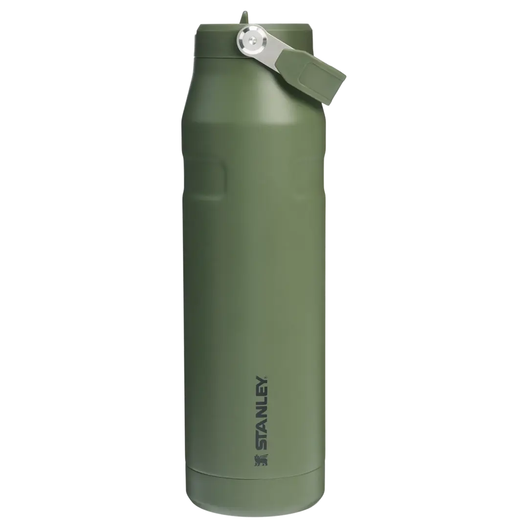 Stanley The IceFlow Flip Straw Pipetli Termos 1.06 LT Haki