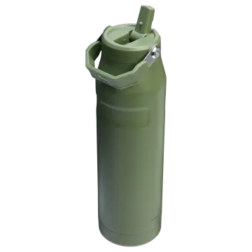 Stanley The IceFlow Flip Straw Pipetli Termos 1.06 LT Haki